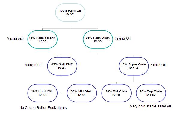 fractionation of palm oil