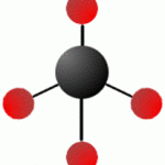 image of a methane molecule