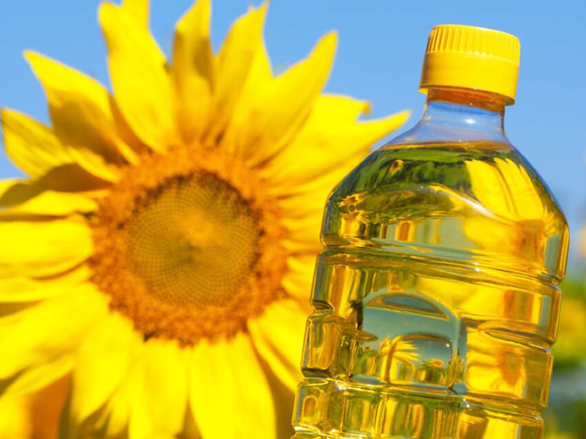 Russian sunflower oil production