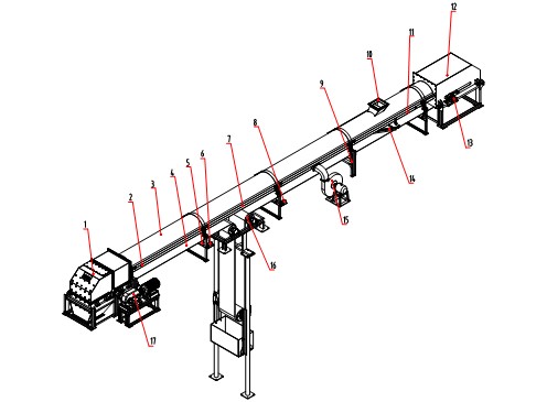 Air-support Belt Conveyor Structure Chart