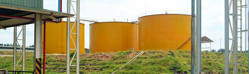 bulk palm oil storage tank