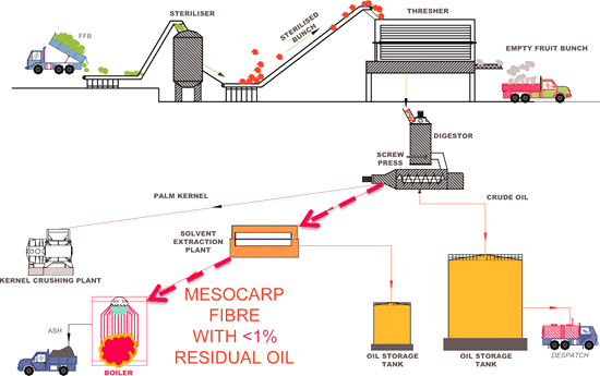 palm oil milling process